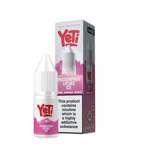 Passionfruit Lychee Ice Nic Salt E-Liquid by Yeti - Shop Vapour