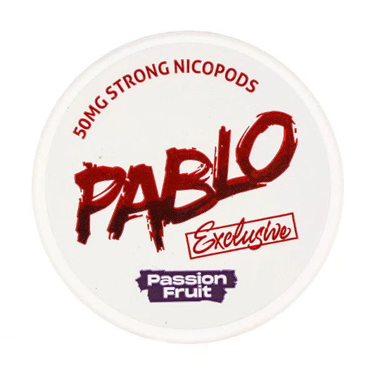 Passionfruit Nicotine Pouches by Pablo Exclusive - Shop Vapour