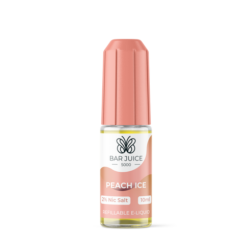 Peach Ice Nic Salt E-Liquid by Bar Juice 5000 - Shop Vapour