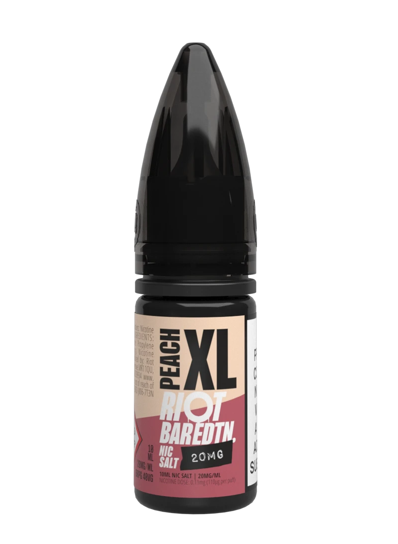 Peach XL Nic Salt E-Liquid by Riot Bar Edition - Shop Vapour