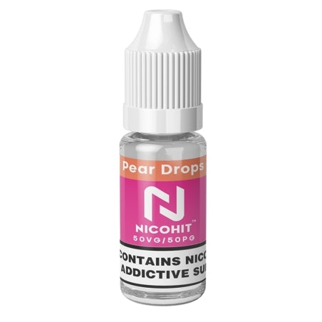 Pear Drops 10ml 50/50 E-Liquid by Nicohit - Shop Vapour
