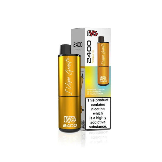 Pineapple Ice IVG 2400 Disposable Vape - Shop Vapour