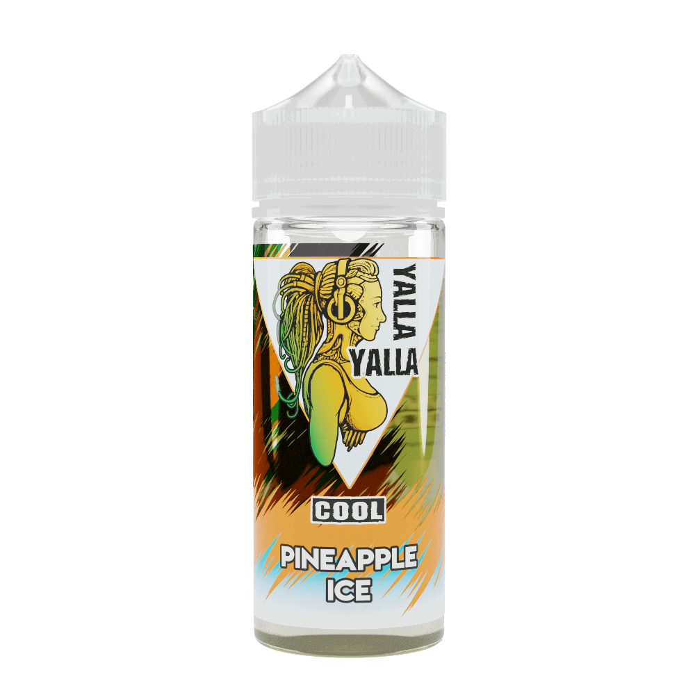 Pineapple Ice Shortfill E-Liquid by Yalla Yalla Cool - Shop Vapour