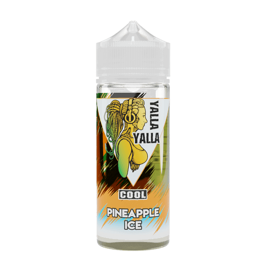 Pineapple Ice Shortfill E-Liquid by Yalla Yalla Cool - Shop Vapour