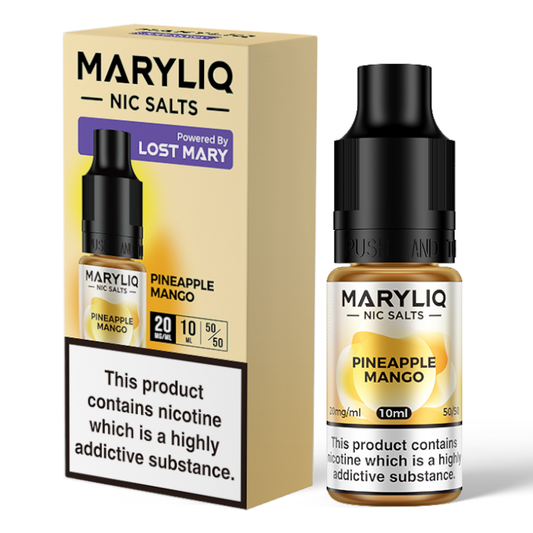 Pineapple Mango Nic Salt E-Liquid by Lost Mary Maryliq - Shop Vapour