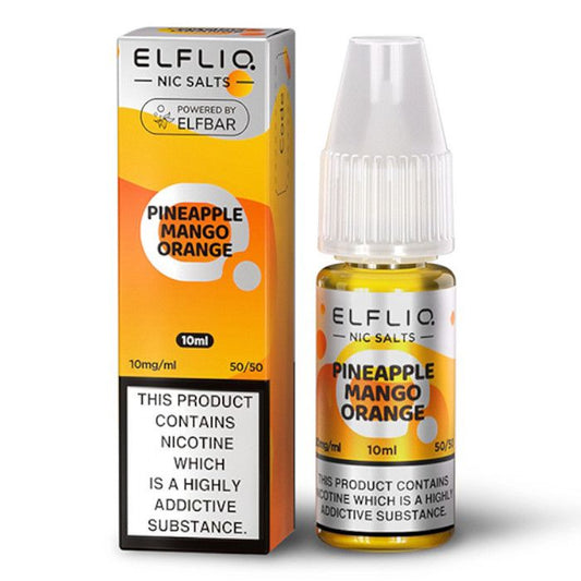 Pineapple Mango Orange Nic Salt E-Liquid by Elf Bar Elfliq - Shop Vapour