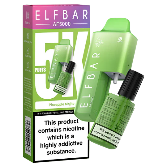 Pineapple Mojito Elf Bar AF5000 Disposable Vape - Shop Vapour