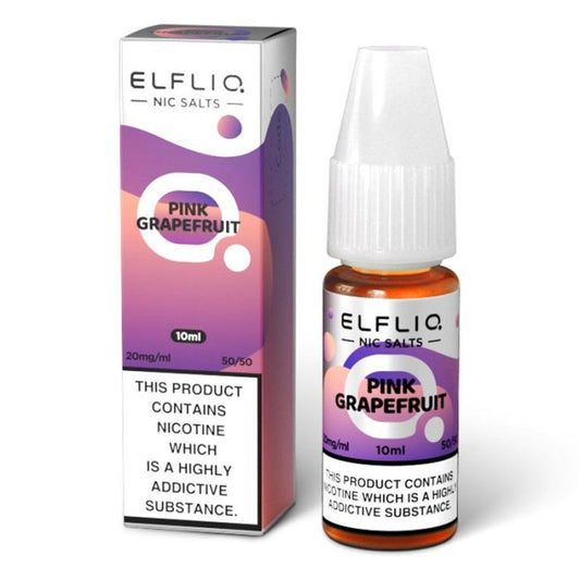 Pink Grapefruit Nic Salt E-Liquid by Elf Bar Elfliq - Shop Vapour
