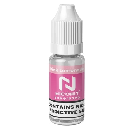 Pink Lemonade 10ml 50/50 E-Liquid by Nicohit - Shop Vapour