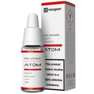 Pink Lemonade 10ml Nic Salt E-Liquid by Hangsen Atom - Shop Vapour