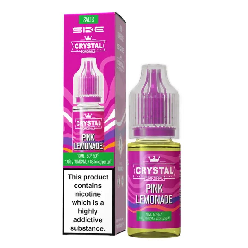Pink Lemonade Nic Salt E-Liquid by SKE Crystal Original - Shop Vapour