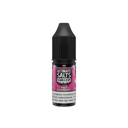 Pink Raspberry 10ml Nic Salt E-Liquid by Ultimate Salt Chilled - Shop Vapour