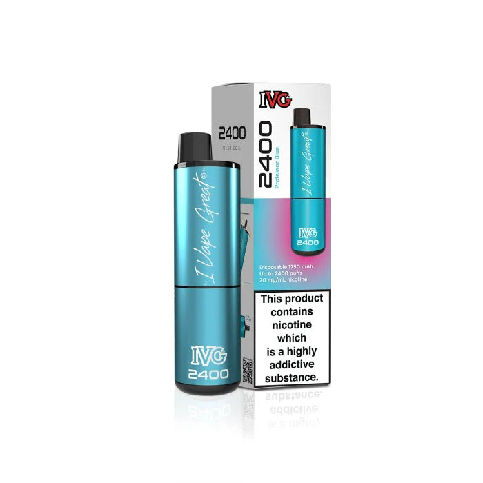 Professor Blue IVG 2400 Disposable Vape - Shop Vapour