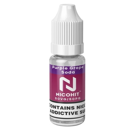 Purple Grape Soda 10ml 50/50 E-Liquid by Nicohit - Shop Vapour