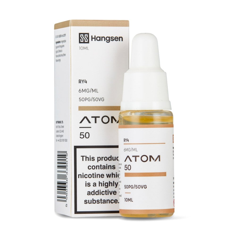 RY4 Tobacco Nic Salt E-Liquid by Hangsen Atom 50/50 - Shop Vapour