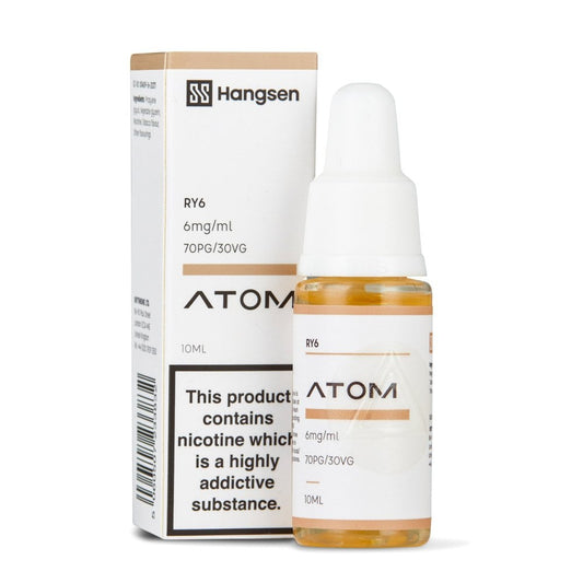 RY6 Tobacco Nic Salt E-Liquid by Hangsen Atom - Shop Vapour