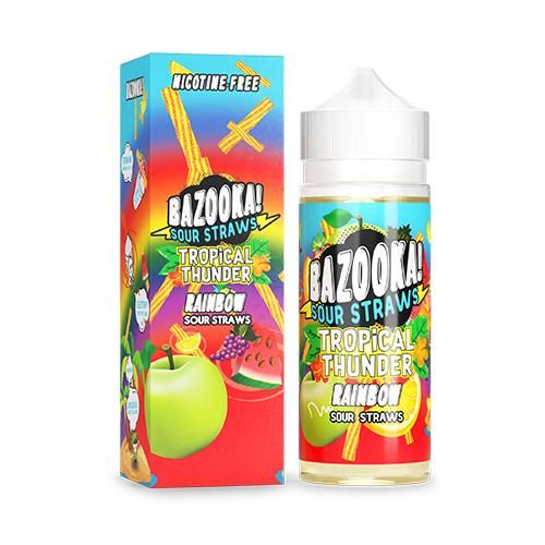 Rainbow 100ml Shortfill E-Liquid by Bazooka Sour Straws - Shop Vapour