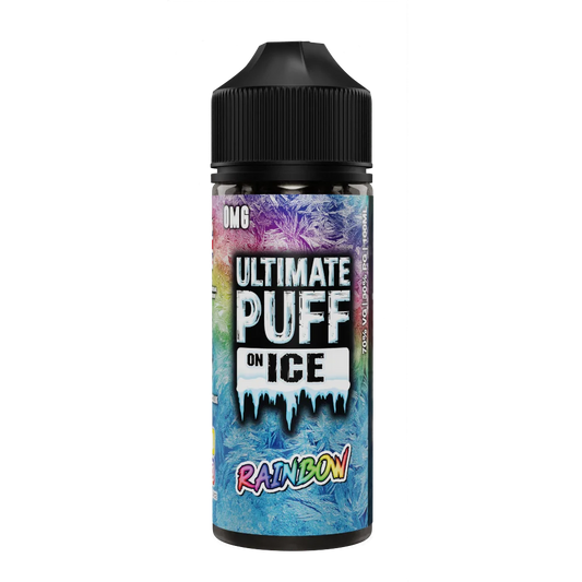 Rainbow 100ml Shortfill E-Liquid by Ultimate Puff On Ice - Shop Vapour