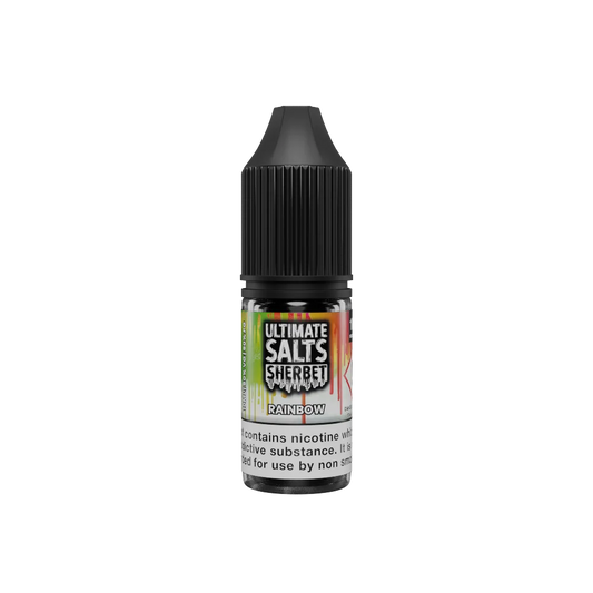 Rainbow 10ml Nic Salt E-Liquid by Ultimate Sherbet - Shop Vapour
