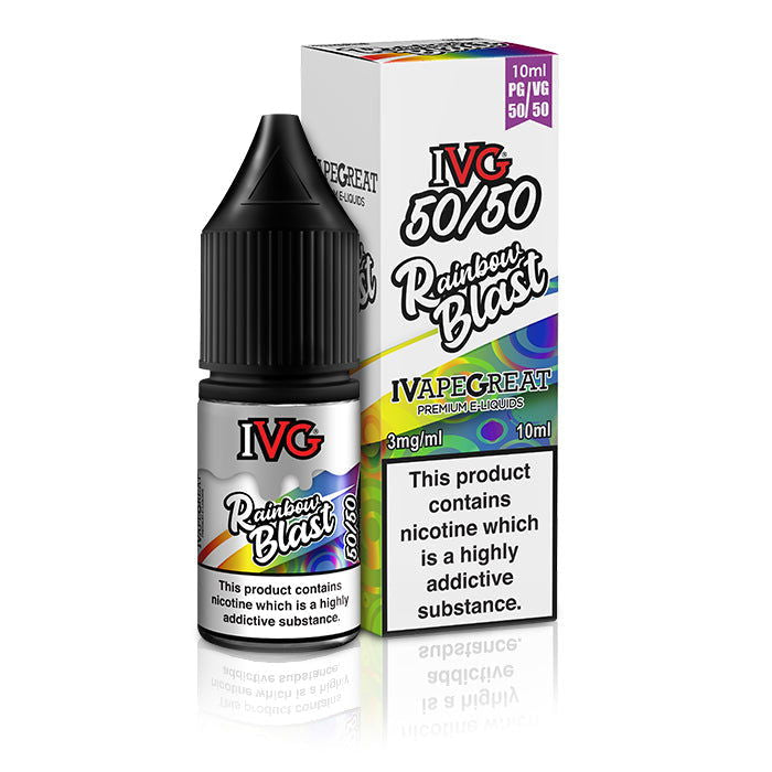 Rainbow Blast 10ml E-Liquid by IVG 50/50 - Shop Vapour