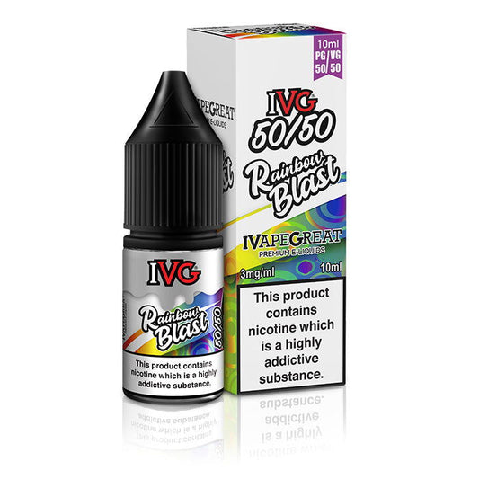 Rainbow Blast 10ml E-Liquid by IVG 50/50 - Shop Vapour
