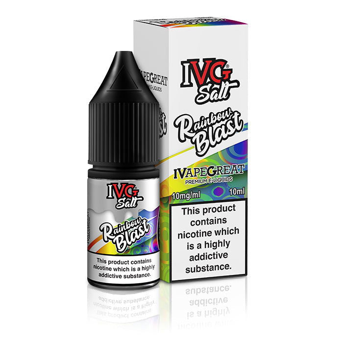 Rainbow Blast Nic Salt E-Liquid by IVG Salts - Shop Vapour