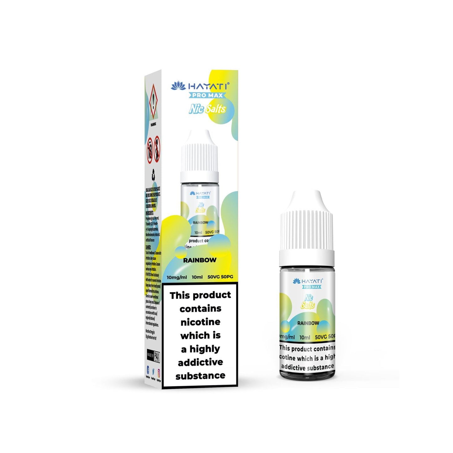 Rainbow Nic Salt E-Liquid by Hayati Pro Max - Shop Vapour