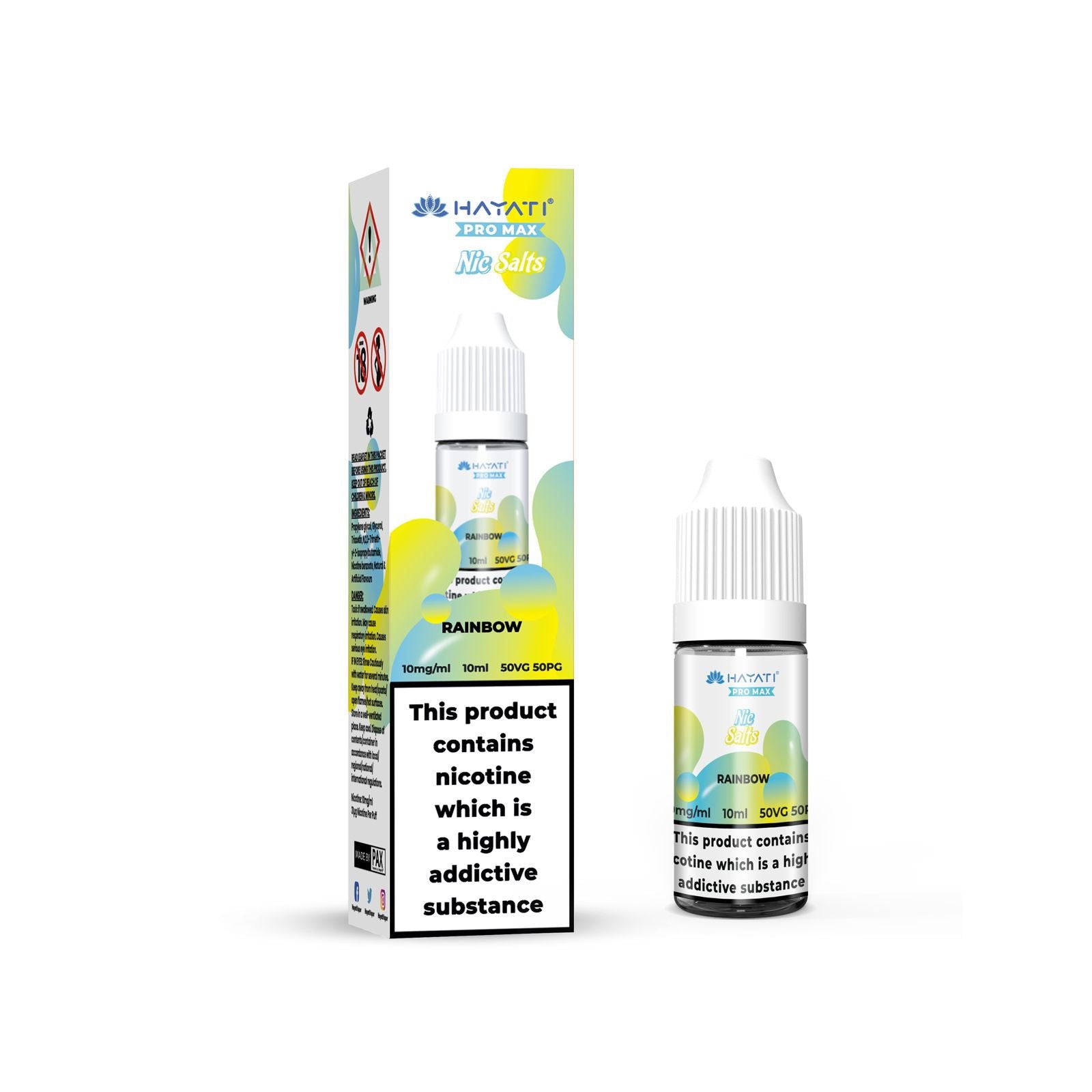 Rainbow Nic Salt E-Liquid by Hayati Pro Max - Shop Vapour