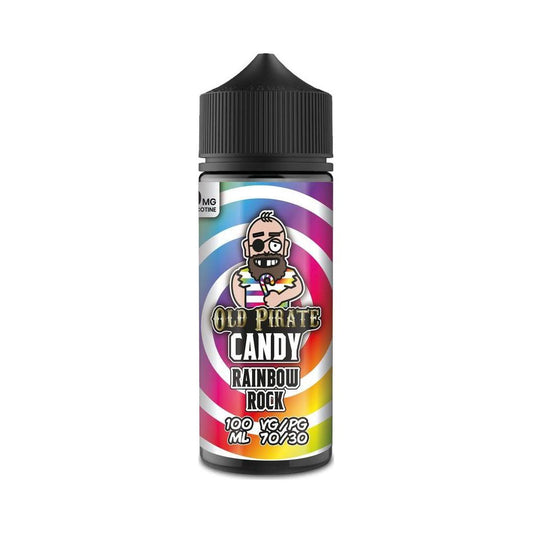 Rainbow Rock 100ml Shortfill E-Liquid by Old Pirate Candy - Shop Vapour