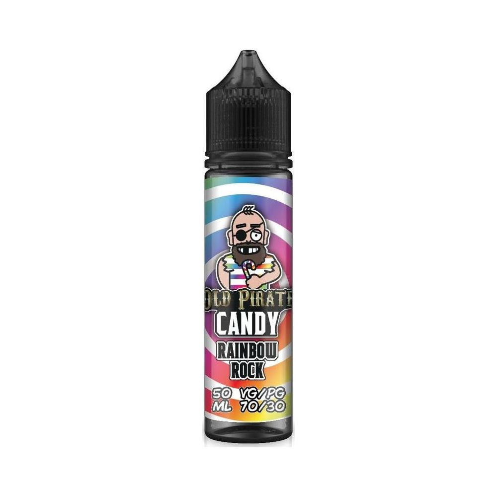 Rainbow Rock 50ml Shortfill E-Liquid by Old Pirate Candy - Shop Vapour