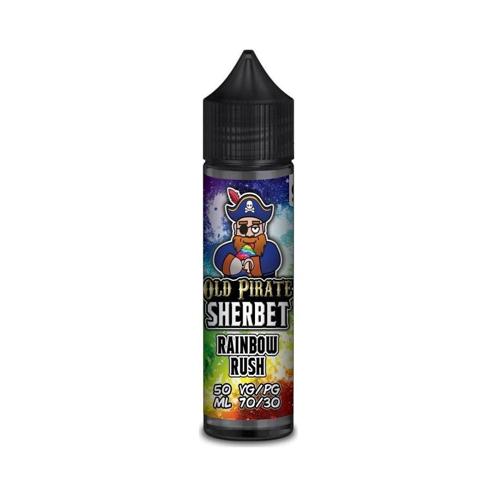 Rainbow Rush 50ml Shortfill E-Liquid by Old Pirate Sherbet - Shop Vapour