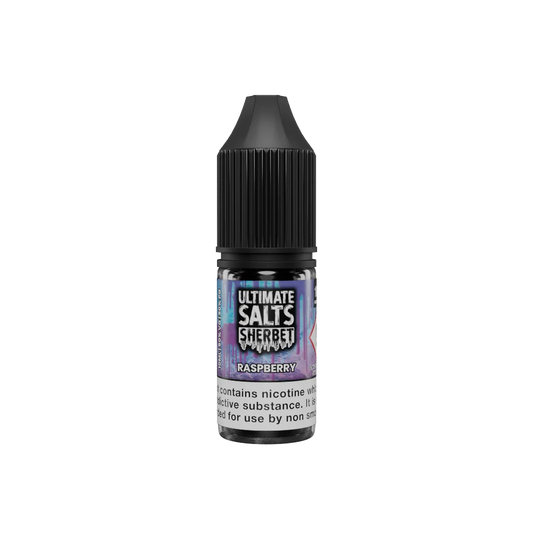 Raspberry 10ml Nic Salt E-Liquid by Ultimate Sherbet - Shop Vapour