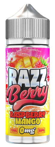 Raspberry Mango 100ml Shortfill E-Liquid by Razz Berry - Shop Vapour