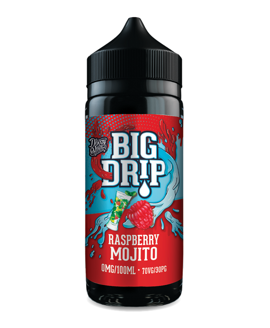 Raspberry Mojito E-Liquid 100ml Shortfill E-Liquid  by Big Drip - Shop Vapour