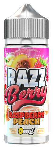 Raspberry Peach 100ml Shortfill E-Liquid by Razz Berry - Shop Vapour
