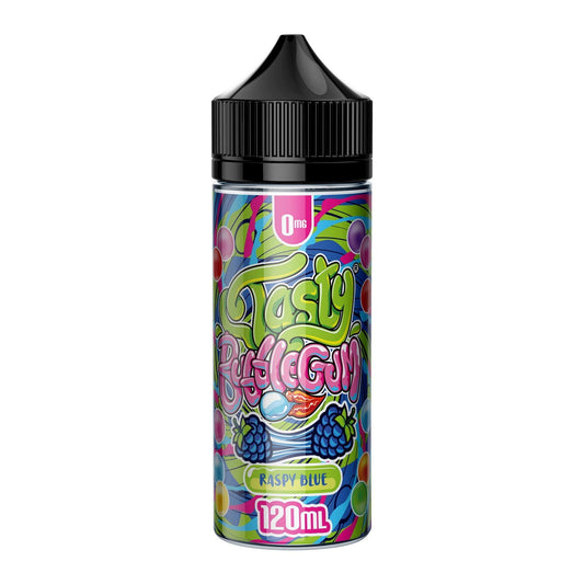 Raspy Blue 100ml Shortfill E-Liquid by Tasty Bubblegum - Shop Vapour