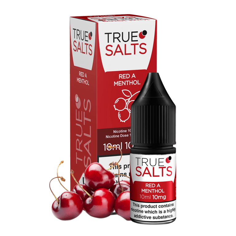 Red A Menthol 10ml Nic Salt E-Liquid by IVG True Salts - Shop Vapour