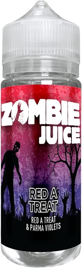 Red A Treat 100ml Shortfill E-Liquid by Zombie Juice - Shop Vapour