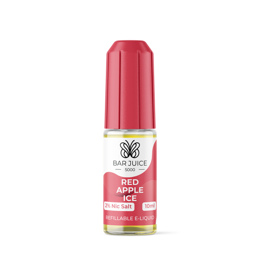 Red Apple Ice Nic Salt E-Liquid by Bar Juice 5000 - Shop Vapour