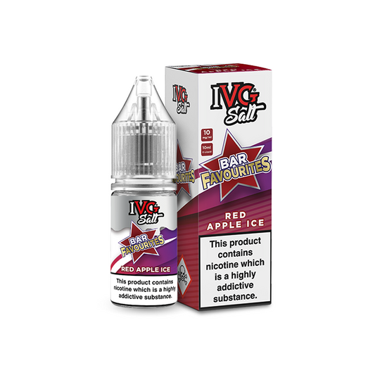 Red Apple Ice Nic Salt E-Liquid by IVG Bar Favourites - Shop Vapour