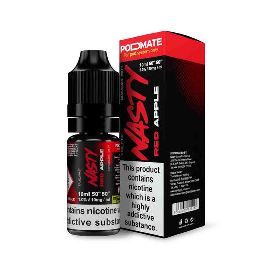 Red Apple Nic Salt 10ml E-Liquid by Nasty Salt - Shop Vapour