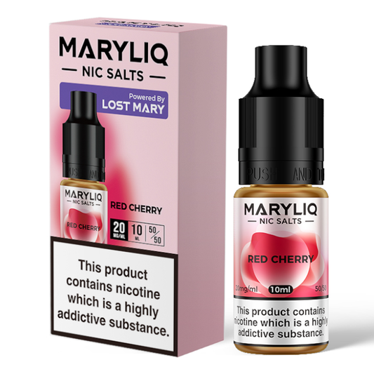 Red Cherry Nic Salt E-Liquid by Lost Mary Maryliq - Shop Vapour
