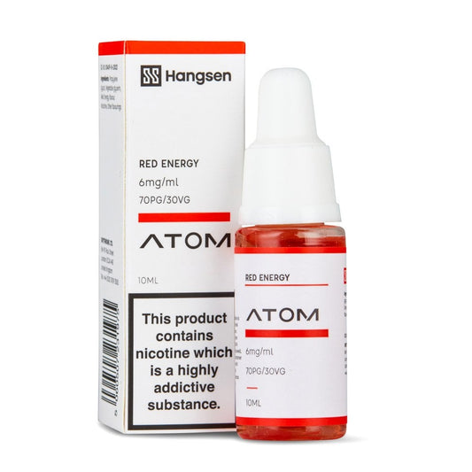 Red Energy Nic Salt E-Liquid by Hangsen Atom - Shop Vapour