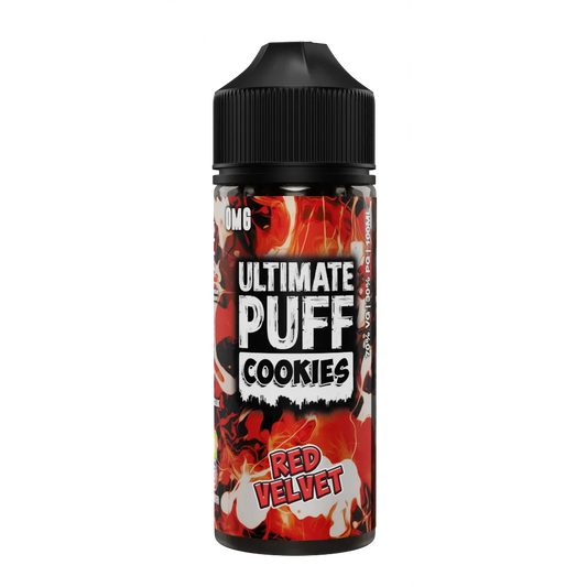 Red Velvet 100ml Shortfill E-Liquid by Ultimate Puff Cookies - Shop Vapour