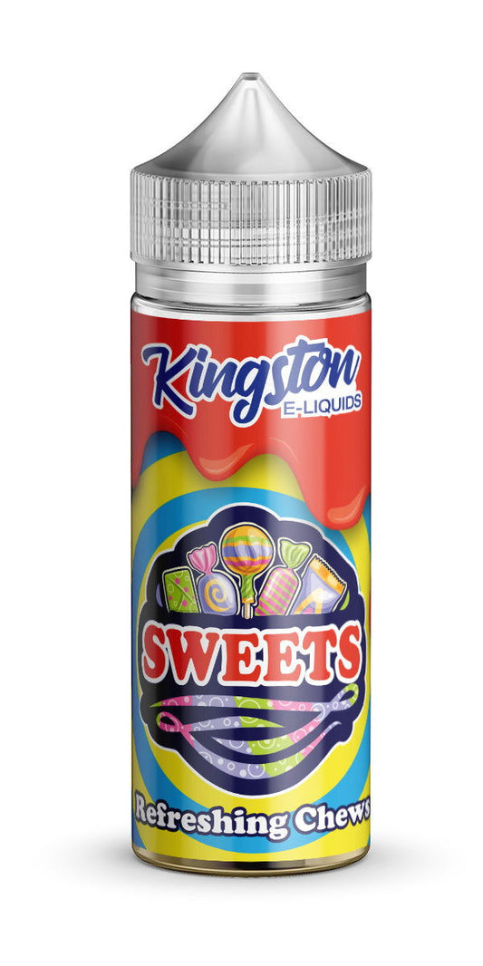 Refreshing Chews 100ml Shortfill E-Liquid by Kingston Sweets - Shop Vapour