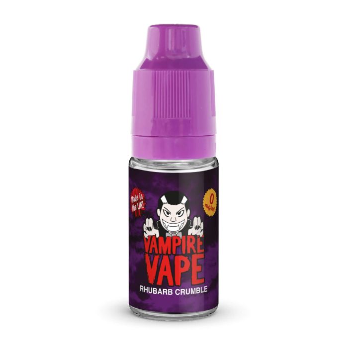 Rhubarb Crumble 10ml E-Liquid by Vampire Vape - Shop Vapour
