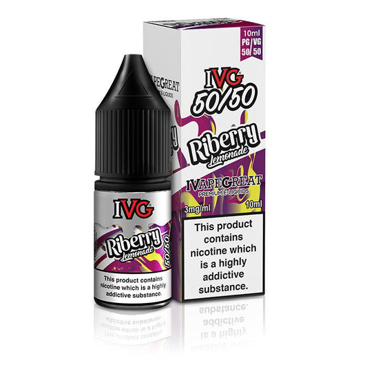 Riberry Lemonade 10ml E-Liquid by IVG 50/50 - Shop Vapour