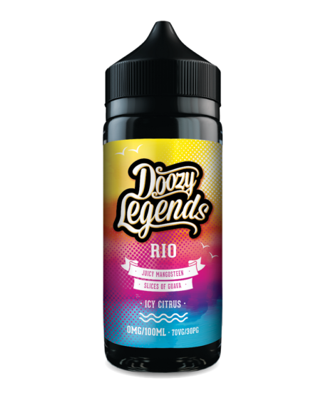 Rio 100ml Shortfill E-Liquid by Doozy Legends - Shop Vapour