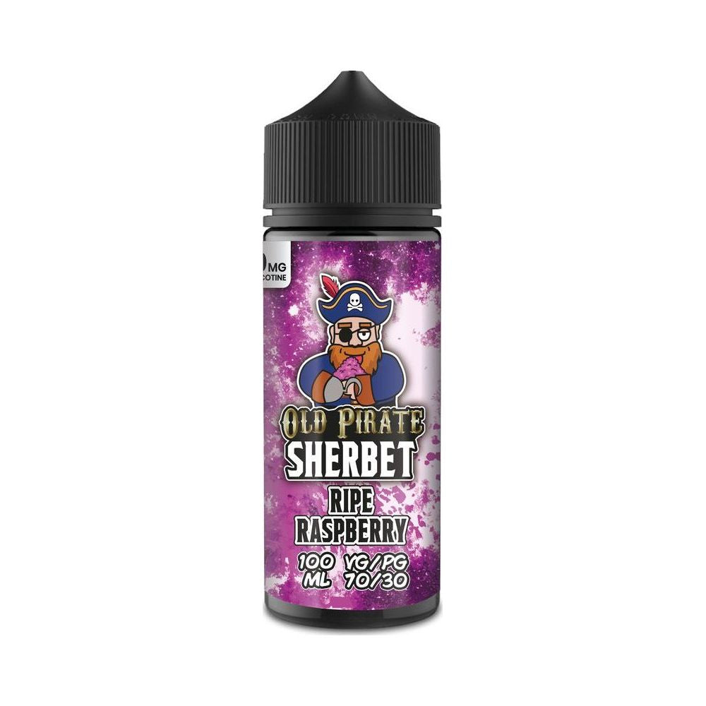 Ripe Raspberry 100ml Shortfill E-Liquid by Old Pirate Sherbet - Shop Vapour