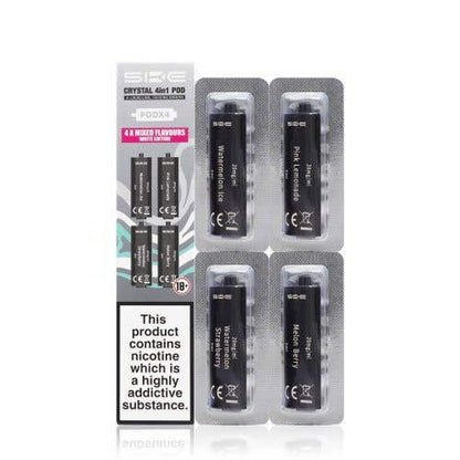 SKE Crystal 4 in 1 Prefilled Vape Pods - Shop Vapour